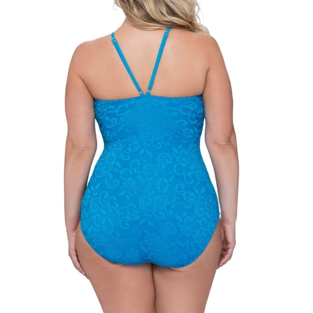 Profile by Gottex Shalimar Peacock 1pc Swimsuit - Picture 5 of 7